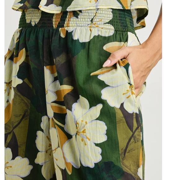 RAILS Brendon Pant Wide Leg Plumerias Floral Size XS NWT - Picture 2 of 8